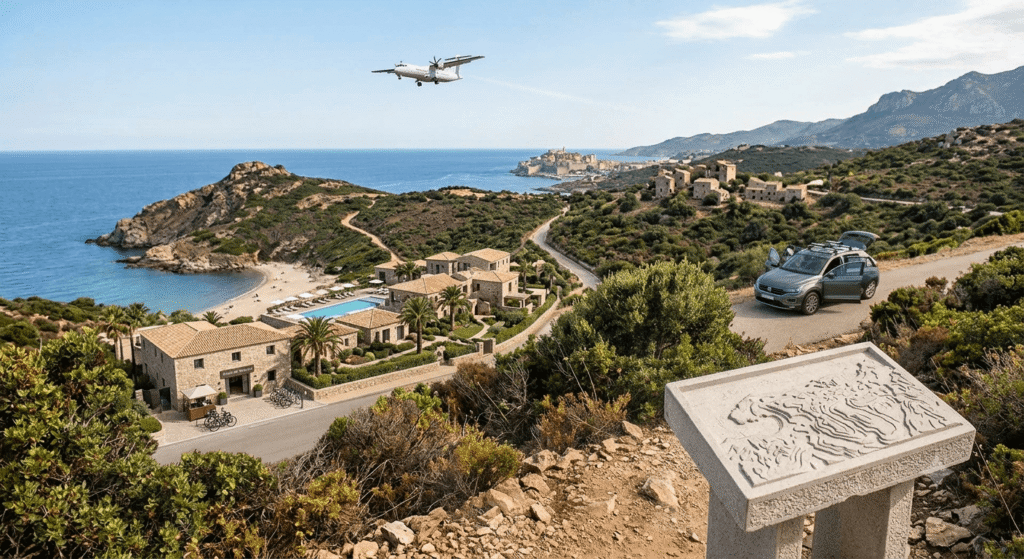 Réussir son séjour en Corse avec avion, hôtel et voiture